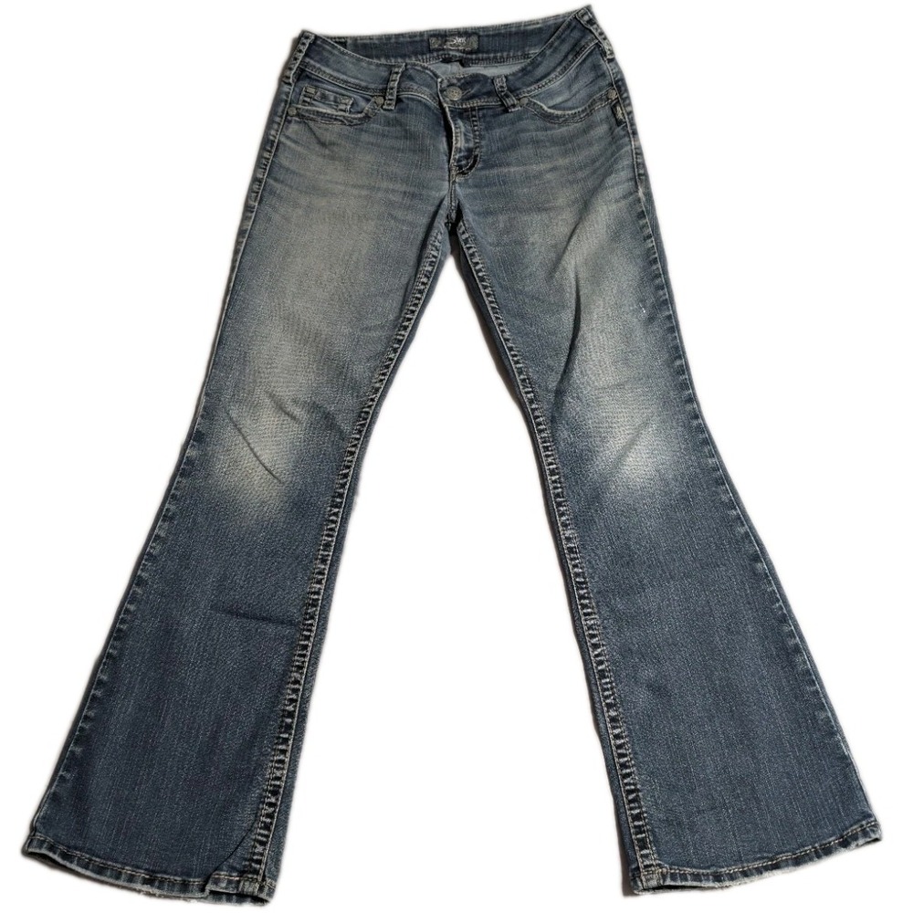 Silver Jeans Suki Surplus Bootcut Jeans Womens 31x32 Medium Wash Flare Stretch